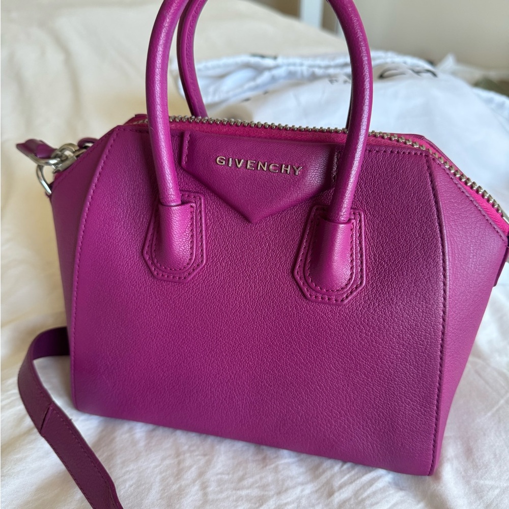 Givenchy Antigona Mini Top Handle Fuscia/Pink Satchel